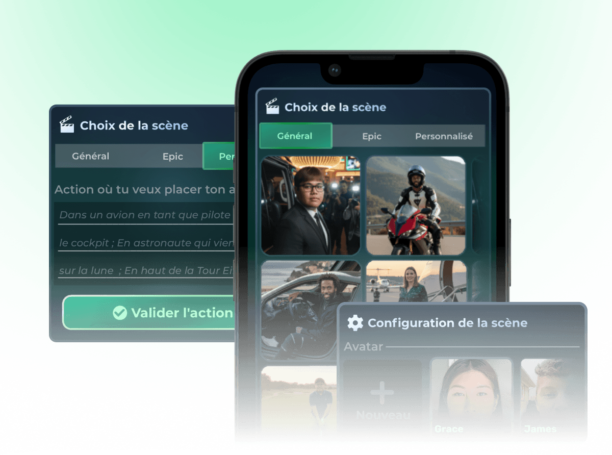 Create scene illustration