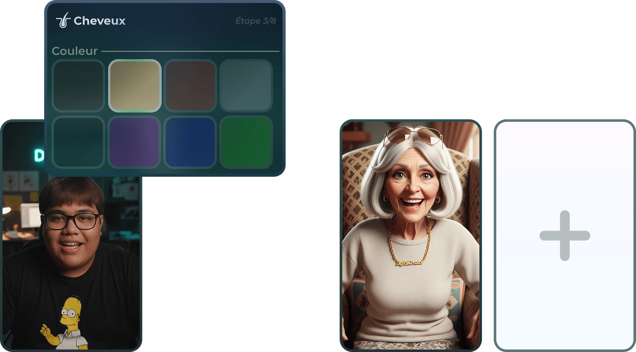 Illustration avatar ai